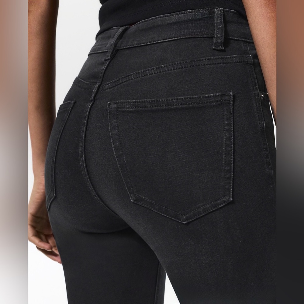PULL&BEAR Women’s High-Waist Skinny Jeans Black Size 6